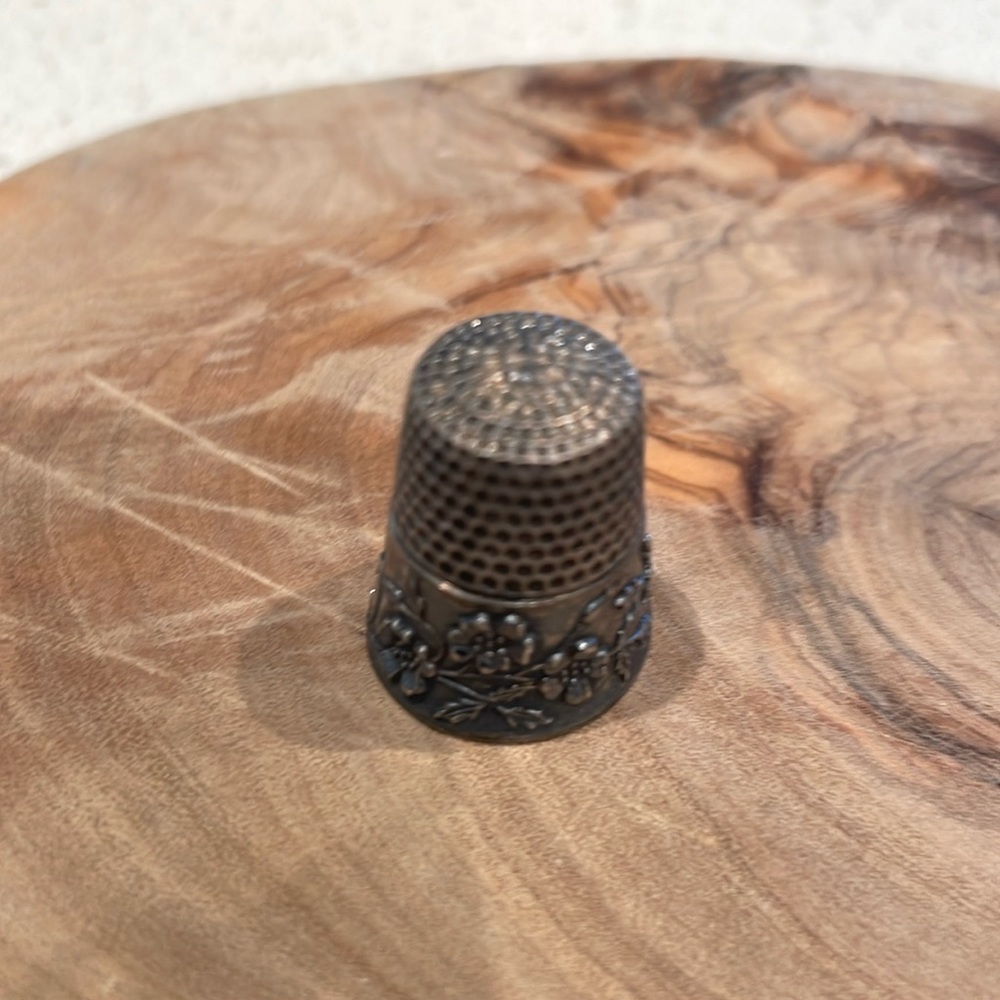 Vintage Sterling Silver Thimble